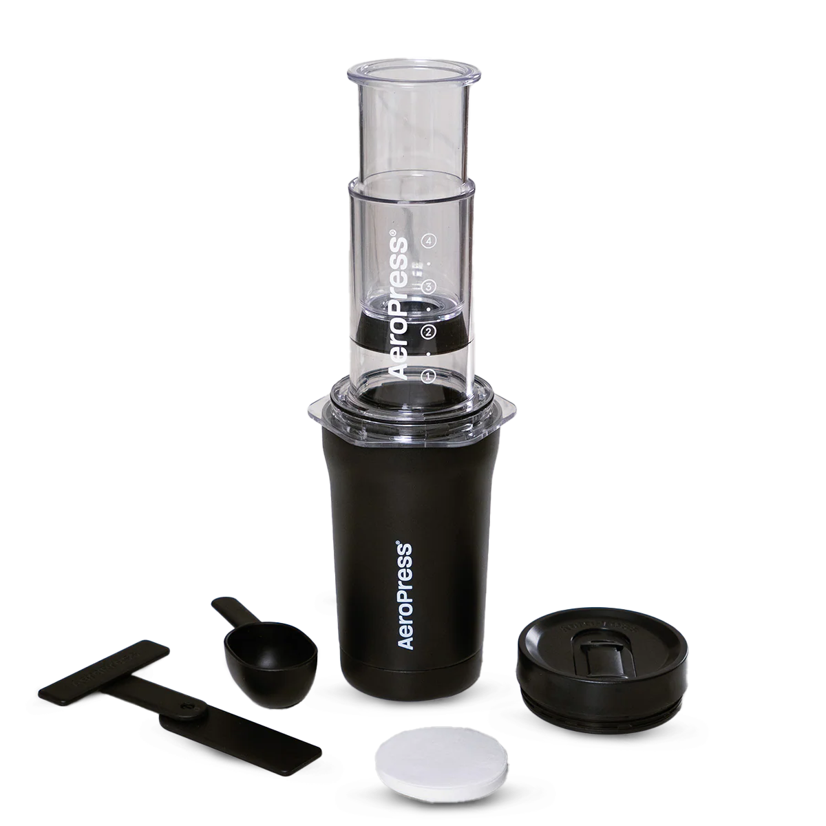 AeroPress Go Plus in black